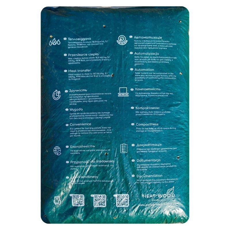 Pellet HEAT WOOD 975 kg